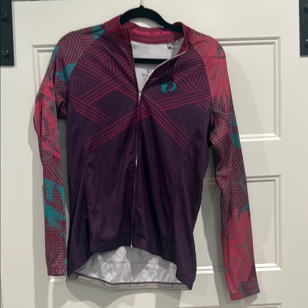 Pearl Izumi Thermal Multicolor Geometric Cycling Jersey